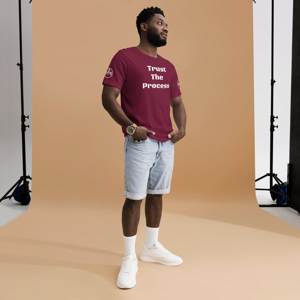 SNPR ELITE Maroon Unisex t-shirt Trust The Process