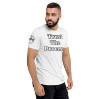 Trust the Process Short sleeve t-shirt white/black trim